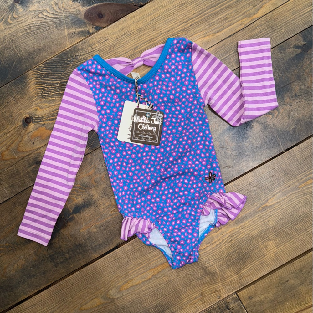 NWT 2T Matilda Jane Long Sleeve Leotard You Go Girl Leo Ballet Dance Gymnastics